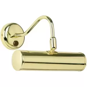 Image of Endon Turner - 1 Light Picture Wall LightBrass, E14