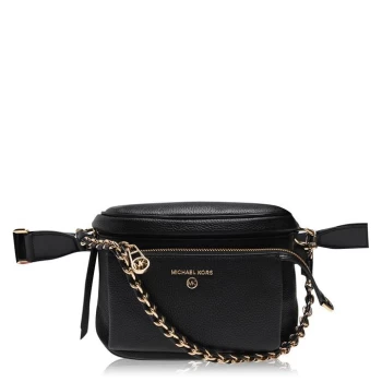 image of Michael Kors Slater Messenger Bag - BLACK 001