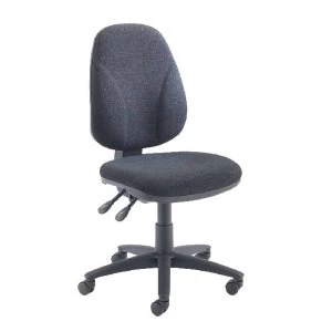 Image of Arista Concept High Back Permanent Contact Operator Charcoal Chair KF0