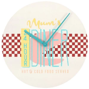 image of 24 Hour Mum's Diner Wall Clock