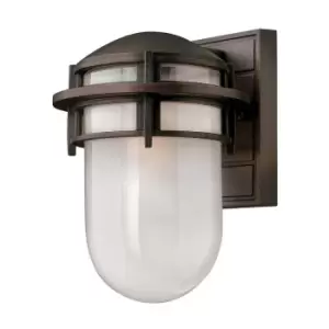 image of Outdoor IP44 Wall Light Victorian Bronze LED E27 60W d01456