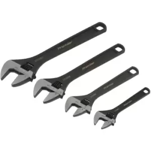 Image of AK9567 Adjustable Wrench Set 4pc - Sealey