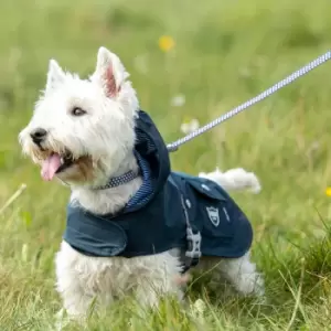 image of Hugo & Hudson Navy Dog Rain Coat Navy Blue