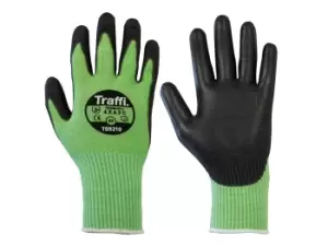 Image of Traffi TG5210 Tri Polymer PU Cut Level C Safety Glove Size 10