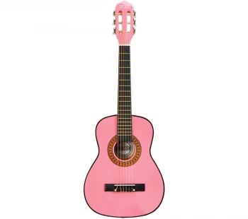 image of 3RD AVENUE STX20 1/2 Size Classical Guitar Bundle - Pink