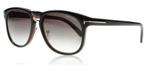 image of Tom Ford Franklin Sunglasses Black / Tortoise 01V 55mm