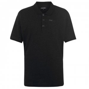 image of Firetrap Blackseal XL Pinpoint Polo Shirt - Black