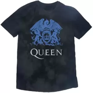 Image of Queen - Blue Crest Unisex XX-Large T-Shirt - Black