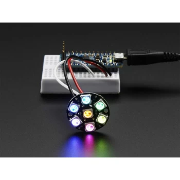 2226 NeoPixel Jewel LED Module 7 x 5050 RGB without Separate White - Adafruit