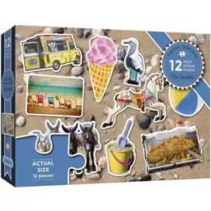 Image of At the Seaside Jigsaw Puzzle - 12 Pieces
