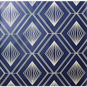 Image of Arthouse Glitter Diamond Navy & Gold Wallpaper 10.05m x 53cm