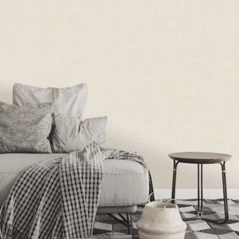 Image of Belgravia Decor Belgravia Decor Zambaiti Parati Marrakech Large Weave Light Cream Wallpaper Cream