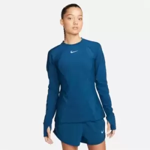 Image of Nike Run Division Dri-Fit ADV Womens Long-Sleeve Top - Blue