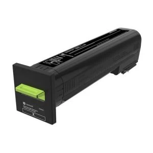 image of Lexmark 72K2XK0 Black Laser Toner Ink Cartridge