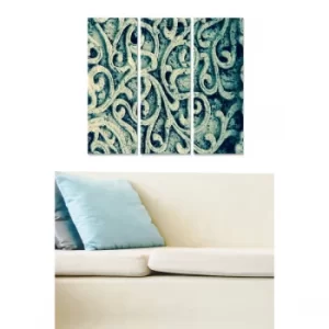 Image of MDF1179824 Multicolor Decorative MDF Painting (3 Pieces)