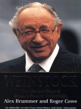 Image of Weinstock by Alex Brummer and Roger Cowe Book