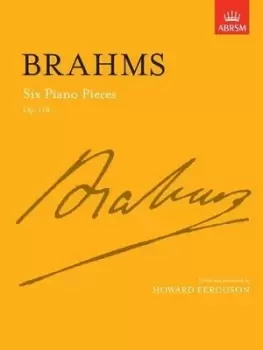 Image of Six Piano Pieces, Op. 118 - Johannes Brahms - Sheet music - Used