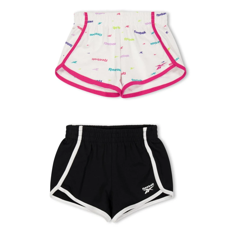 Image of Reebok Kids Jersey Jogger Shorts White female 9-10 (M)