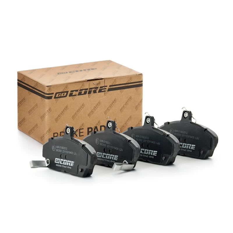 Image of goCORE GCD020102 Brake pad set Front Axle, with acoustic wear warning Brake Pad Set,disc brake (402)