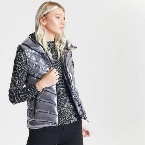 Image of Dare2B Complicate Quilted Gilet - Chrome