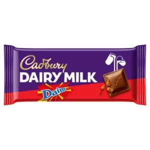 image of Cadbury Dairy Milk Daim Chocolate Bar