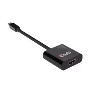 CLUB3D Mini DisplayPort 1.2 to HDMI 2.0 Ultra HD Active Adapter