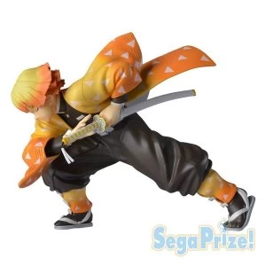 image of Agatsuma Zenitsu Demon Slayer Kimetsu No Yaiba Sega Prize PVC Statue 14cm