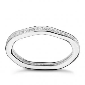 Image of Chamilia Tranquillity Swarovski Zirconia Stacking Ring Large