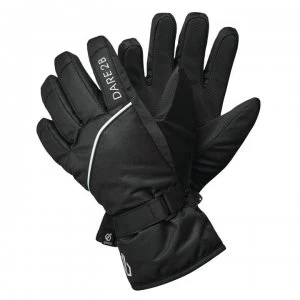 image of Dare2B Mischievous II Water Repellent Ski Gloves - Black/White