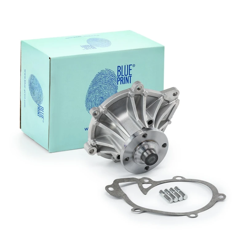 Image of Blue PRINT ADT39151 Water pump Cast Aluminium, with studs, with gasket/seal Cast Aluminium Water Pump (1260)