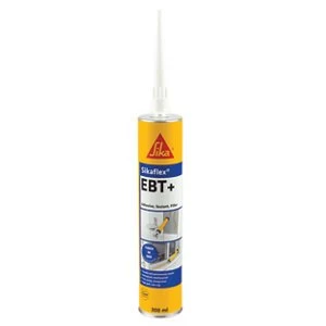 Image of Sika Flex EBT+ Black General-purpose Adhesive sealant & filler 300ml