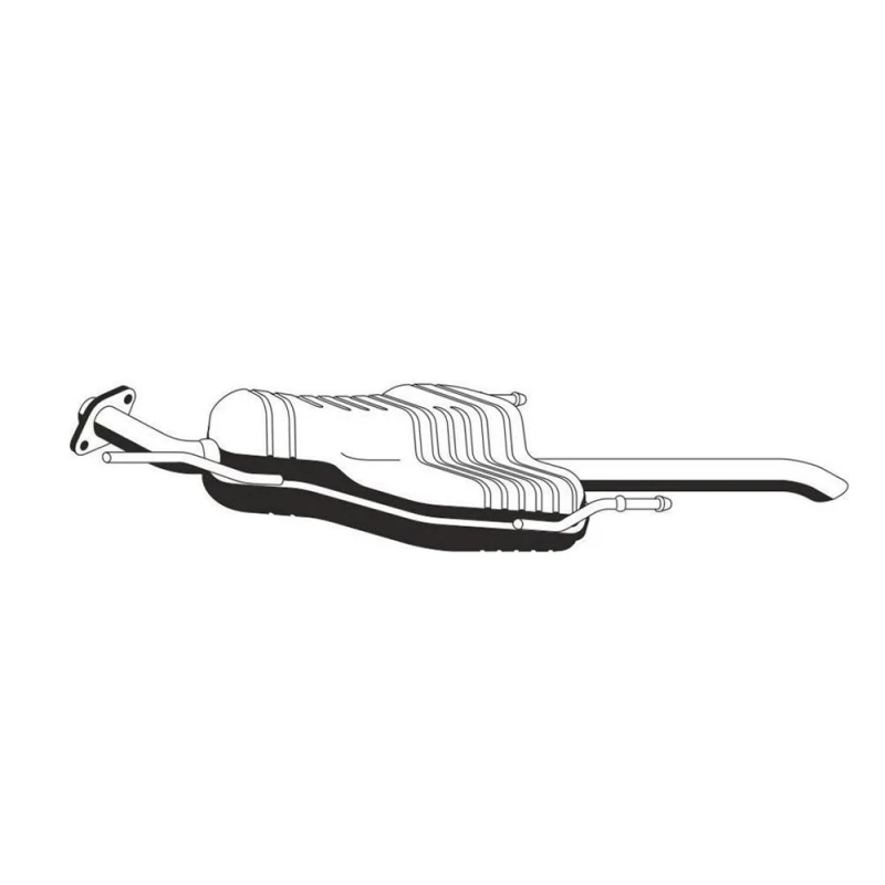 Image of ERNST 052191 Rear silencer End Silencer (3437)