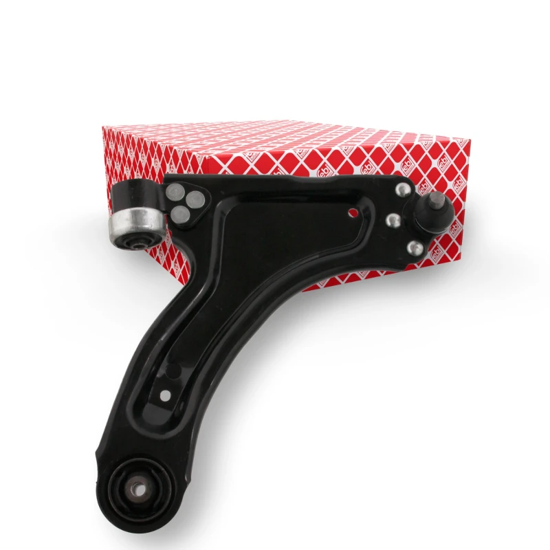 Image of FEBI BILSTEIN 18123 Suspension arm Control Arm, Sheet Steel, Lower, with ball joint, with rubber mounts Sheet Steel Track Control Arm (273)