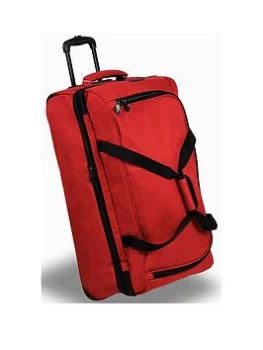 image of Rock Luggage Rock Large Expandable Wheel Bag Red Suitcase