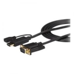 image of StarTech.com 10ft HDMI to VGA adapter cable