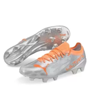 image of Puma Ultra 1.2 FG Football Boots - Silver