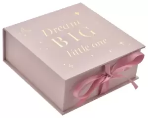 image of Bambino Dream Big Keepsake Box - Pink