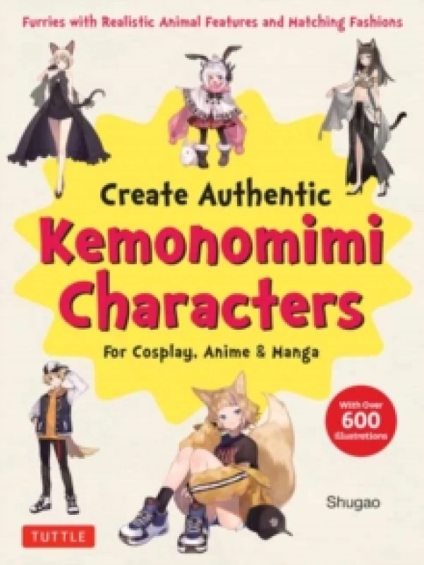 Image of Create Kemonomimi Characters for Cosplay, Anime & Manga : Furries with Realistic Animal Features and Matching Fashions (With Over 600 Illustrations) P