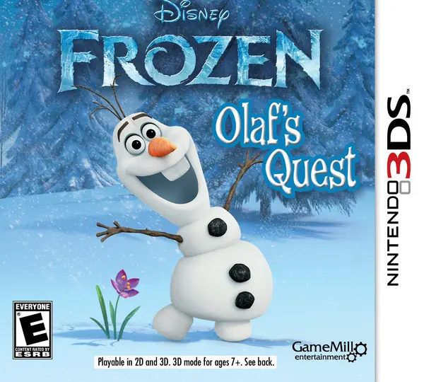 Disney Frozen Olafs Quest Nintendo 3DS Game