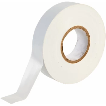 image of Ultratape - White PVC Electrical Insulating Tape 19mm x 33m