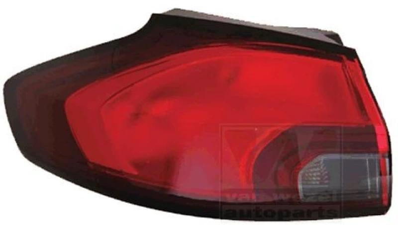 Image of VAN WEZEL 3872931 Rear light Outer section, without LED, Left Combination Rearlight (391)