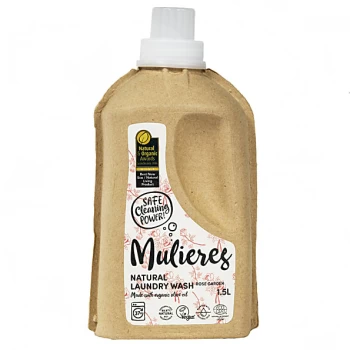 image of Mulieres Natural Organic Laundry Liquid - Rose Garden 1.5L