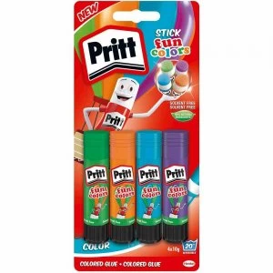 Image of Pritt Stick Fun Colours 4 x 20g