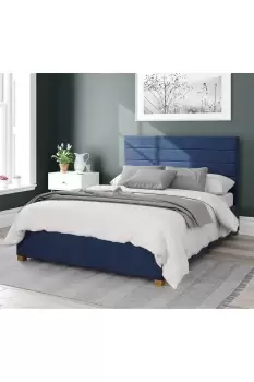 Image of Kelly Upholstered Ottoman Storage Bed, Plush Velvet Fabric