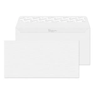 Image of Original Blake Premium Business DL 120gsm Peel Seal Laid Wallet Envelopes Diamond White x 500