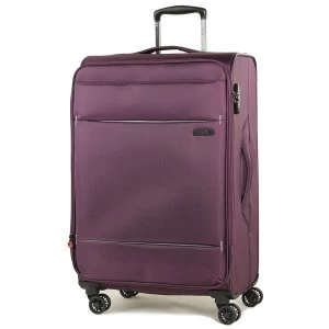 Image of Rock Deluxe-Lite Medium 8 Wheel Spinner Purple Suitcase