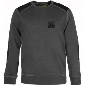 image of Roughneck Mens Crewneck Sweatshirt Grey 2XL