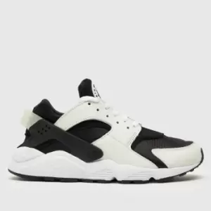 Image of Nike White & Black Huarache Trainers