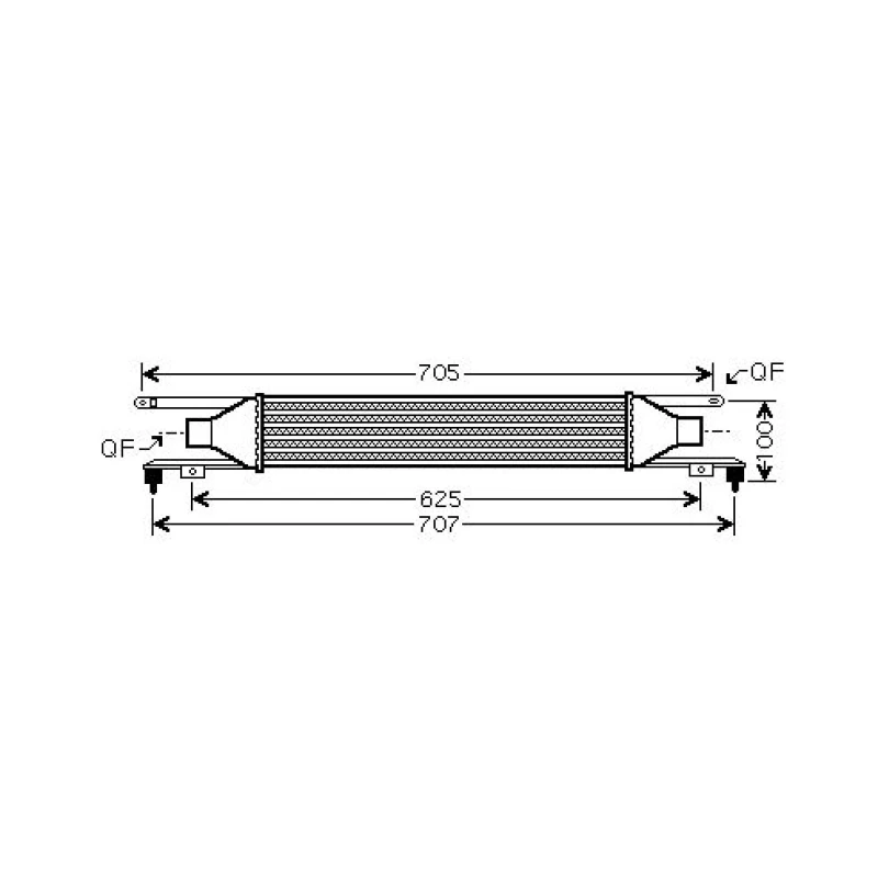 Image of Intercooler DIEDERICHS DCA1097