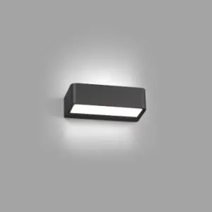 Image of Takua Outdoor LED Dark Grey Up Down Wall Light 10W 3000K IP65